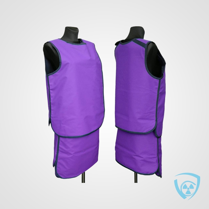 Fartuch RTG Dwustronny Garsonka (DG) – Ołowiowy Lead Vinyl | Coradika