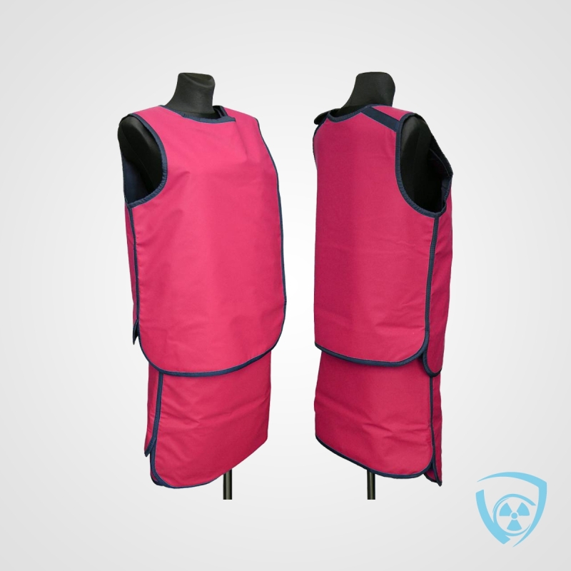 Fartuch RTG Dwustronny Garsonka (DG) – Ołowiowy Lead Vinyl | Coradika