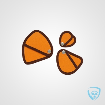 Ochrona Gonad Dziecięcych – Motylek RTG – Ołowiowy Lead Vinyl | Coradika