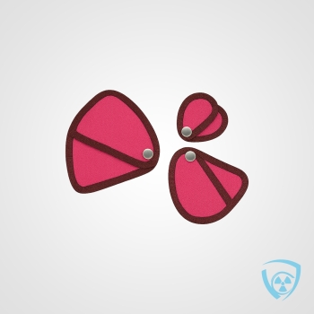 Ochrona Gonad Dziecięcych – Motylek RTG – Ołowiowy Lead Vinyl | Coradika