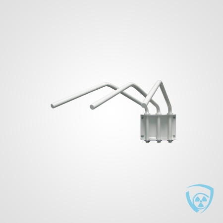 Wieszak Potrójny na Fartuchy RTG (WT) – Ścienny Wieszak | Coradika