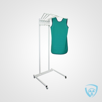 Wieszak na Statywie na Fartuchy RTG – 3, 6 lub 12 Ramion | Coradika