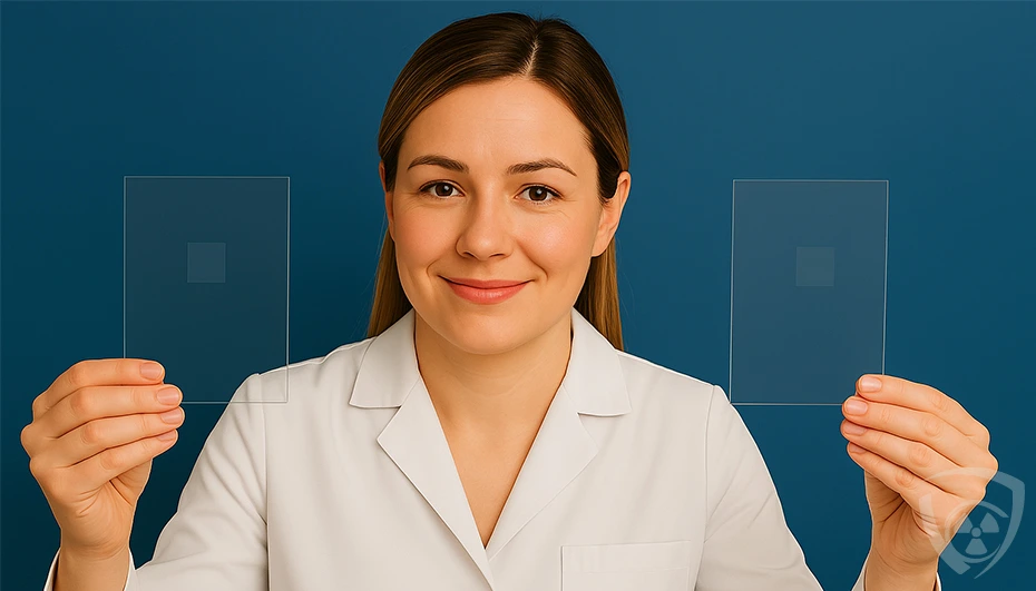 Porównanie szkła ołowianego i zwykłego w ochronie radiologicznej - Coradika