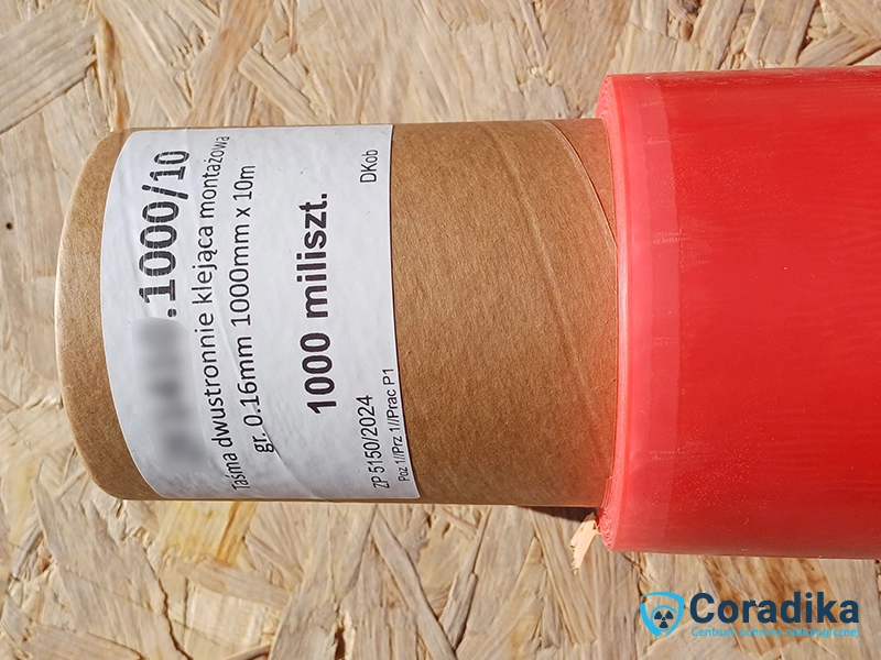 Double-sided adhesive foil