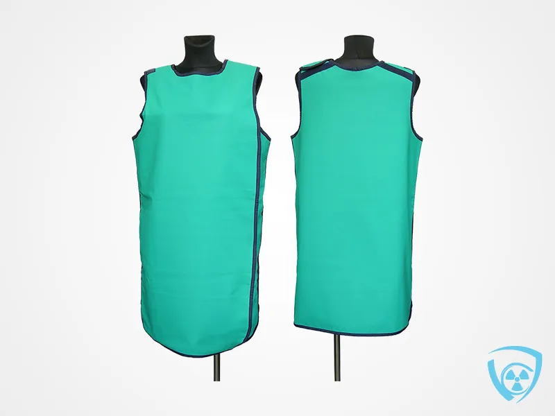 Double-Sided x-ray apron (DS) Coat - (K-04 Turquoise)