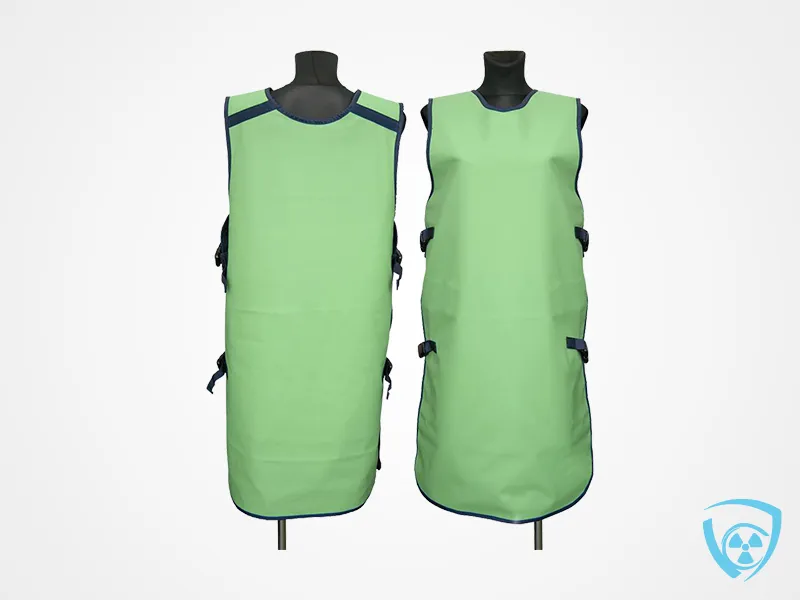 Double-Sided x-ray apron (DO) Poncho - (K-03 Light Green)