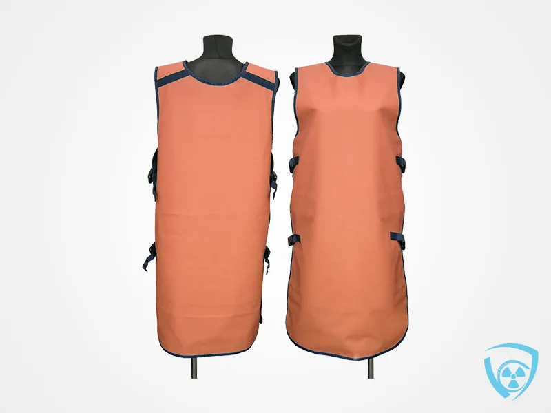 Double-Sided x-ray apron (DO) Poncho - (K-07 Orange)