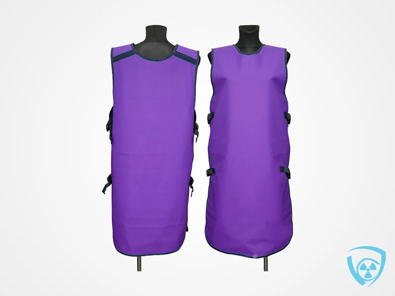 Double-Sided x-ray apron (DO) Poncho - (K-09 Purple)