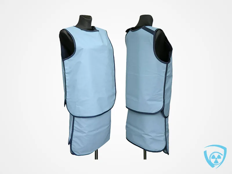 Double-Sided x-ray apron (DG) Suit - (K-02 Light Blue)