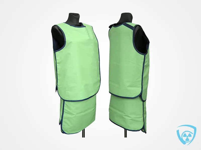 Double-Sided x-ray apron (DG) Suit - (K-03 Light Green)