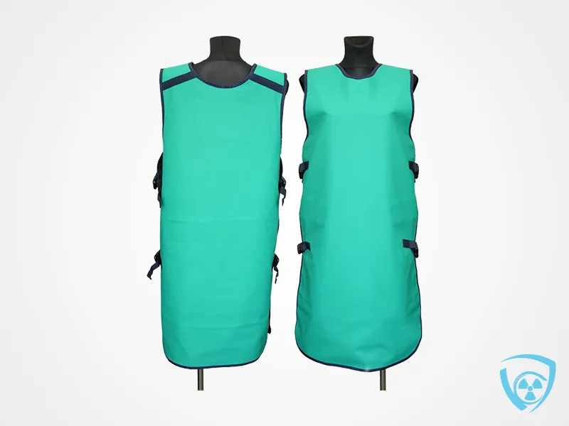 Dwustronny fartuch RTG (DO) Poncho - (k-04 Turkusowy)