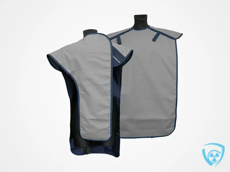 Jednostronny stomatologiczny fartuch RTG (SP) Do pantomografii - (K-05 Siwy)