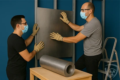 Guide to installing lead foil and lead sheets