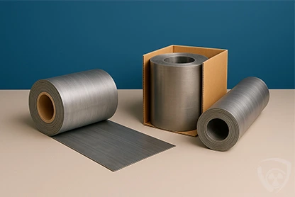 Lead foil for acoustic insulation and radiation protection.