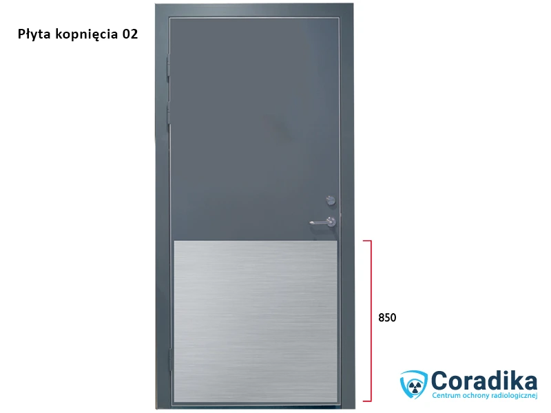 Medical doors - kick plate 02