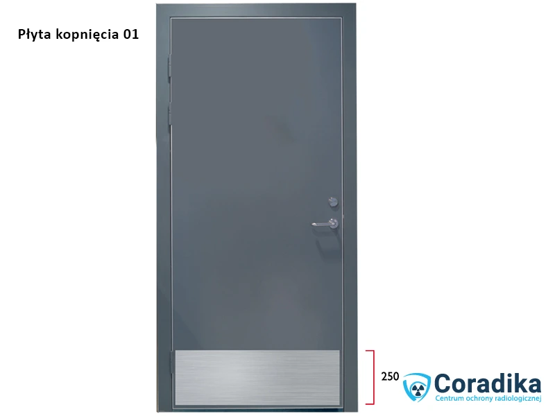 Medical doors - kick plate 01