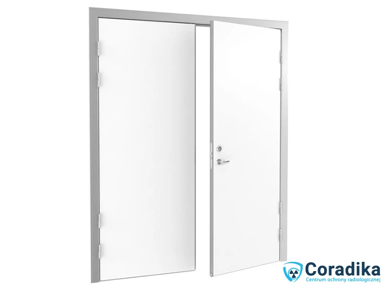 Hinged medical doors