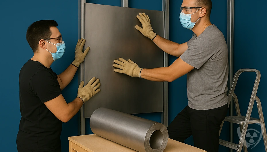 Montażu folii i blachy ołowianej. Montaż blachy ołowianej na zakładkę – krok po kroku.