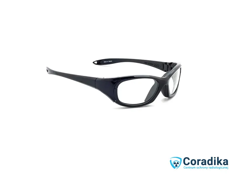 Okulary RTG typu Maxi (OX) – profesjonalna ochrona oczu przed promieniowaniem rentgenowskim Coradika – kolor ciemny granatowy