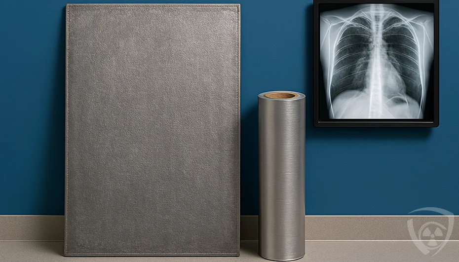 Radiological protection — lead foil and sheet.