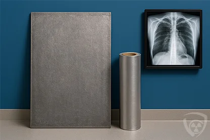 Radiological protection — lead foil and sheet.