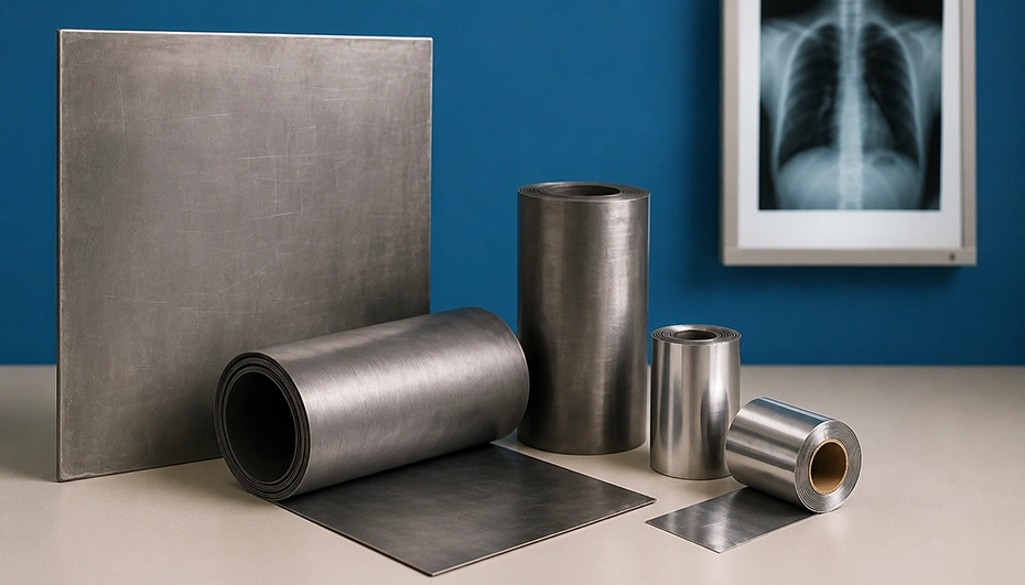 Lead sheet and foil selection for radiological protection Lead sheet and foil selection for radiological protection