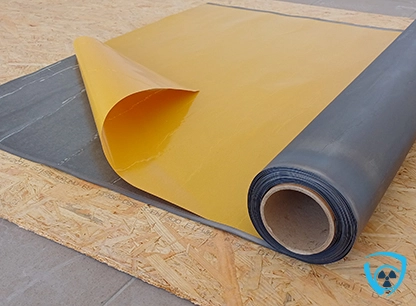 Protective materials — Self-adhesive lead foil