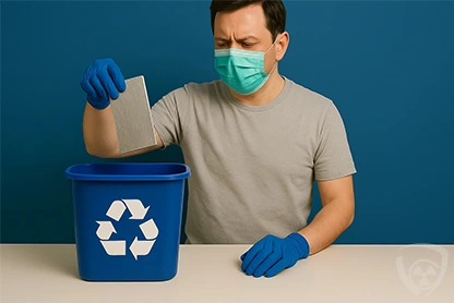 Eco-friendly management of lead sheets and foil in an industrial environment.