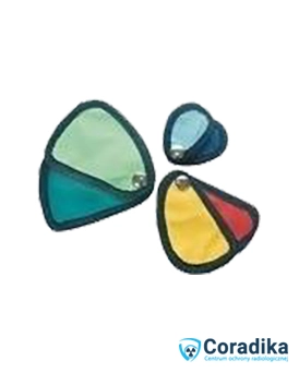 Children's X-ray protective shields 'butterfly' type – effective gonad protection against radiation, available in Coradika's offer.