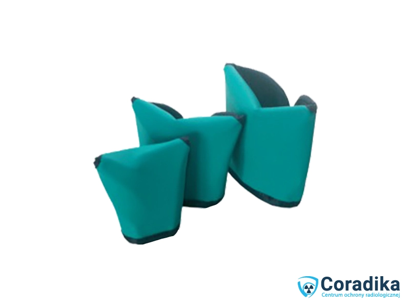 X-ray protective pouches – specialized radiological shields for male gonad protection, available in Coradika's offer.