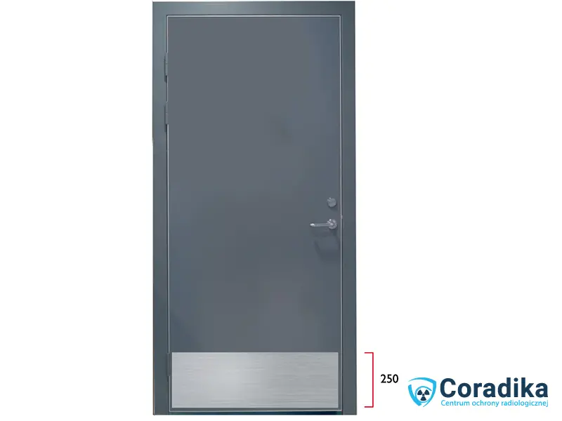 X-ray doors - radiological kick-resistant